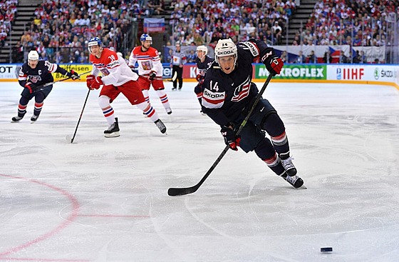 Ameri�an Steve Moses b�hem MS 2015 v Praze.