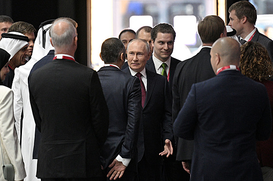 Ruský prezident Vladimir Putin dorazil na mezinárodní ekonomické fórum v...