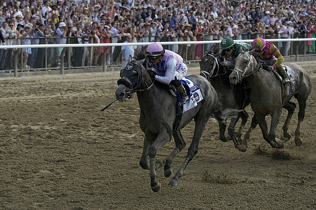 Arcangelo ovládl závěrečný dostih americké Trojkoruny Belmont Stakes