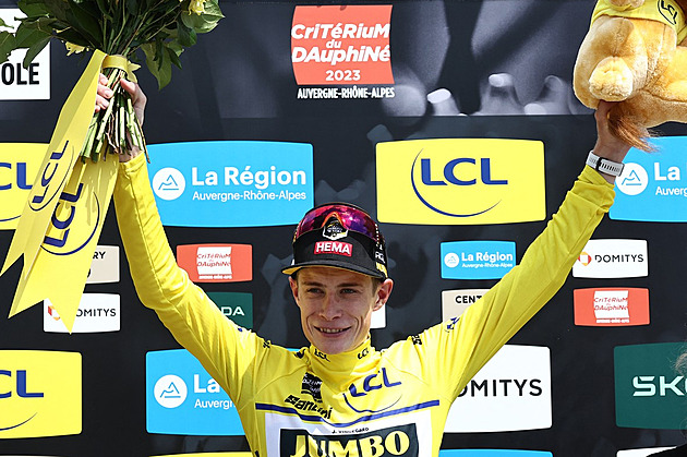 Vingegaard ukázal před Tour de France formu výhrou na Critériu du Dauphiné