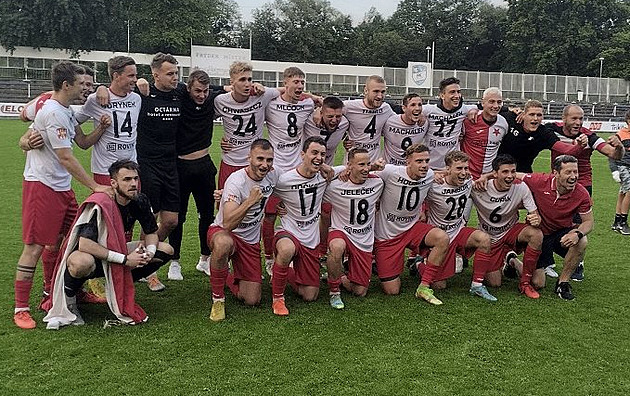 Kroměříž slaví návrat do druhé fotbalové ligy. Po 17 letech