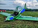 Na leti�ti v Jind�ichov� Hradci spadlo mal� letadlo. (10. �ervna 2023)