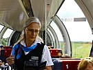 Na Morav poprvé jel výcarský panoramatický vlak. (11. ervna 2023)