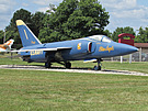 Grumman F11F-1 Tiger, Grissom Air Museum. Letoun pouívala akrobatická skupina...
