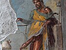 Priapus zdobil i stny jednoho z dom v Pompejích.