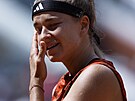 Karolína Muchová bhem finále Roland Garros