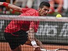 Novak Djokovi ve finále Roland Garros