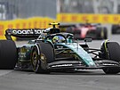 Fernando Alonso na trati Velké ceny Kanady