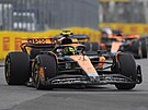 Lando Norris na trati Velké ceny Kanady
