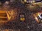 Protesty v Izraeli proti vlád Benjamina Netanjahua (10. ervna 2023)