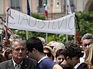 V italském Milán se koná poheb bývalého italského premiéra Silvia...