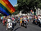 Pochod za práva komunity LGBT+ ve Vídni. (17. ervna 2023)
