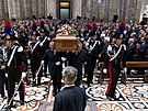 V italském Milán se koná státní poheb bývalého italského premiéra Silvia...
