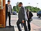 Delegace vedená jihoafrickým prezidentem Cyrilem Ramaphosou se s Putinem sela...