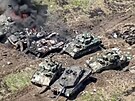 Ruské ministerstvo obrany zveejnilo snímky údajn zniených nmeckých tank...