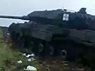 Ruské ministerstvo obrany zveejnilo zábry údajn ukoistného tanku nmecké...
