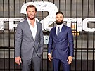 Chris Hemsworth a reisér Sam Hargrave na premiée filmu Vyprotní 2 (2023)