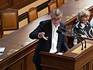 éf ANO Andrej Babi na mimoádné schzi Snmovny o zmn migraních pravidel,...