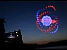 Druhá letoní dronová show nad Brnnskou pehradou zaujala tajuplným píbhem...