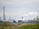 Krymská chemická továrna Krymskyj tytan, která se nachází v doasn okupovaném...
