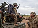 Ukrajinská armáda pouívá mobilní systémy protivzduné obrany Viktor, které...