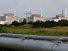 Jaderná elektrárna na Ruskem okupované jihovýchodní Ukrajin v Záporoí (15....