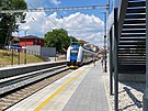 Cestuj�c�m za�ala slou�it nov� �elezni�n� zast�vka Plze�-Slovany. (9. 6. 2023)