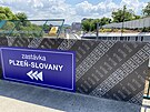 Cestuj�c�m za�ala slou�it nov� �elezni�n� zast�vka Plze�-Slovany. (9. 6. 2023)
