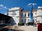 Prohlídka rekonstrukce budovy hlavního nádraí v Plzni (14. ervna 2023)