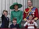Princ George, princezna Kate, princ Louis, princ William a princezna Charlotte...