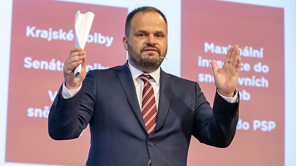 Michal marda na sjezdu SSD v roce 2023