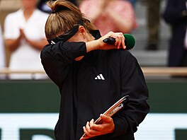 Karolína Muchová, pora�ená finalistka na Roland Garros
