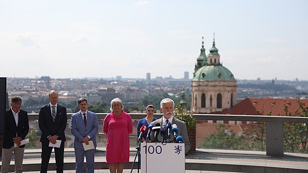 Prezident Petr Pavel sloil 9. bezna slib hlavy sttu a je tak na Hrad st den. (15. ervna 2023)