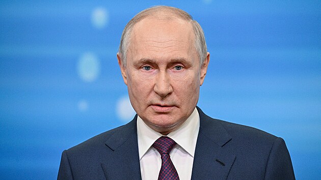 Ruský prezident Vladimir Putin v Soi (9. ervna 2023)