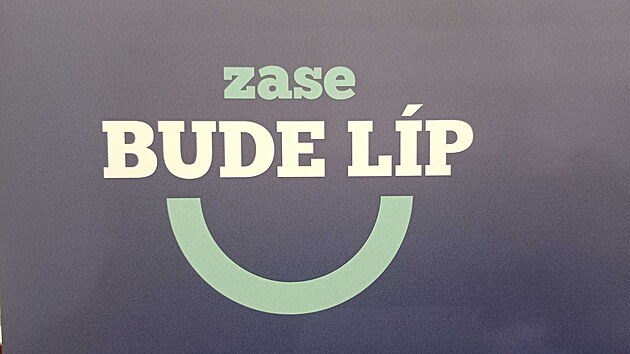 Hnut ANO ve tvrtek ukzalo nov logo a slogan "Zase bude lp". (15. ervna 2023)