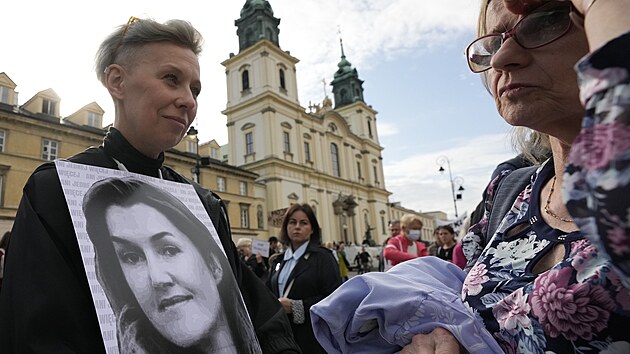 Steden protesty za prvo en na potrat probhaly po celm Polsku. (14. ervna 2023)