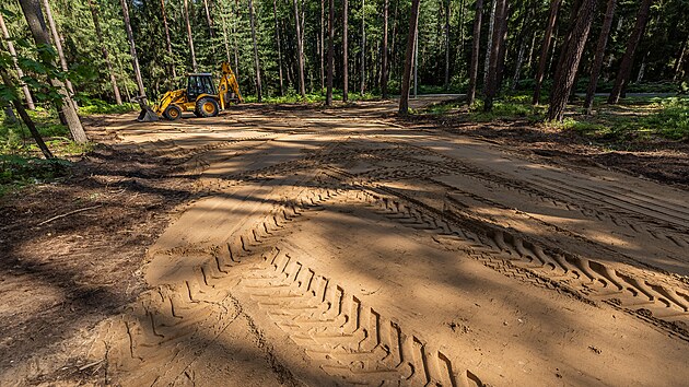 P��pravy p��rodn�ho b�eck�ho okruhu v hradeck�ch les�ch.