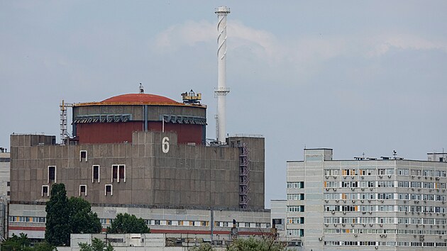Zporosk jadern elektrrna na Ruskem okupovan jihovchodn Ukrajin (15. ervna 2023)