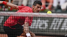 Novak Djokovi� ve finále Roland Garros