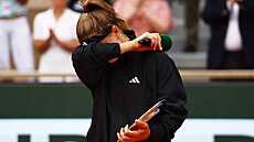 Karolína Muchová, poraená finalistka na Roland Garros