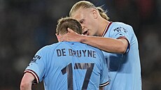 Zran�ný zálo�ník Kevin De Bruyne z Manchesteru City musí st�ídat ve finále Ligy...