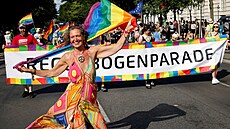 Pochod za práva komunity LGBT+ ve Vídni. (17. ervna 2023)