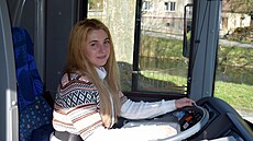 Julia Turko z ukrajinského Lvova najela se svým autobusem do ostrého provozu...