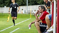 Fotbalová legenda Jií Nmec, trenér Brozan.