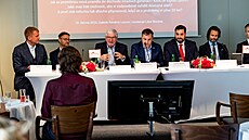 Tisková konference spole�nosti Broker Consulting (14. �ervna 2023)