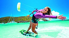 Neskuten m baví létat nad vodou. Pevné svaly jsou základ, íká Paula Novotná