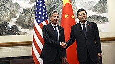 Americký ministr zahraničí Antony Blinken zahájil návštěvu Číny jednáním se...