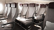 P�ípravou interiéru pro ekonomickou t�ídu a Premium Economy strávil dopravce...