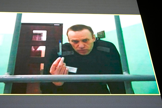 Navalnyj za míemi na videu poízeném v ervnu. (22. ervna 2023)