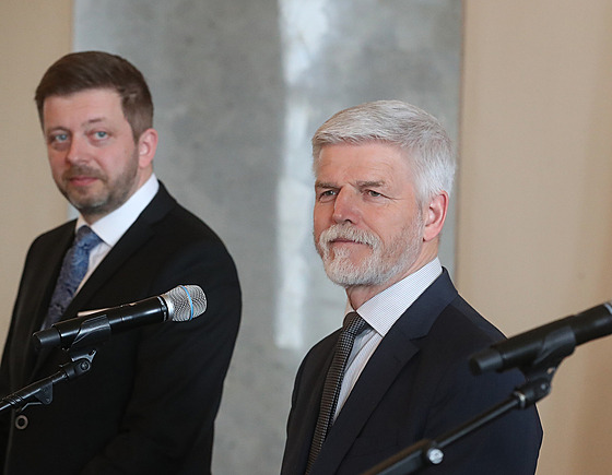 Prezident Petr Pavel a ministr vnitra Vít Rakuan